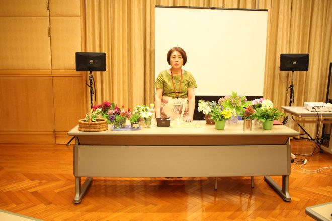 ガーデンリーフ フラワー教室 を開催 グランガーデン熊本